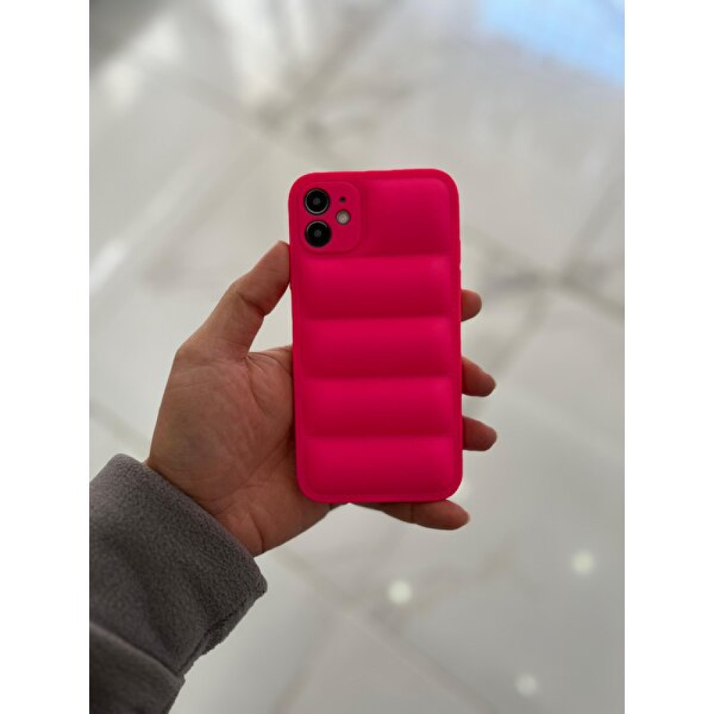 Eaksesuarnet iPhone 11 Uyumlu Şişme Puffer Arkası Yastık Görünümlü Silikon Kılıf Pembe - Şeker Pembe Cep Telefonu Kılıfı Fiyatı