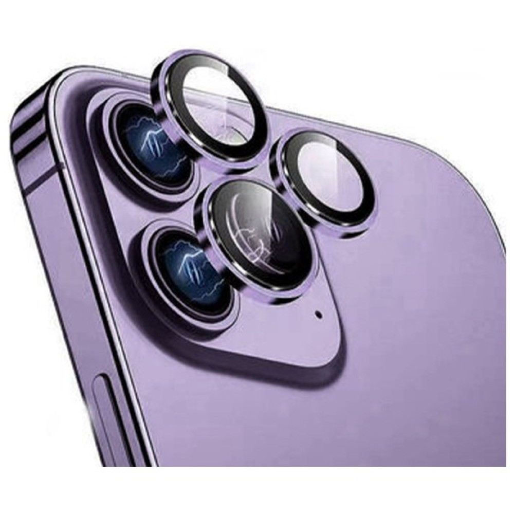 Eaksesuarnet iPhone 12 Pro Max Uyumlu Kamera Koruyucu Cam Lens Mercek Koruyucu - Mor Cep Telefonu Ekran Koruyucusu Fiyatı