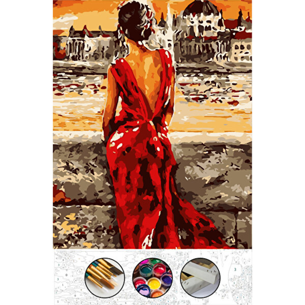 EAL Hobby Art Sayılarla Boyama Hobi Seti Çerçeveli Numaralı Tuval Fırça Boya Dahil 40X50 cm Kadın EAL005 Tuval Fiyatı