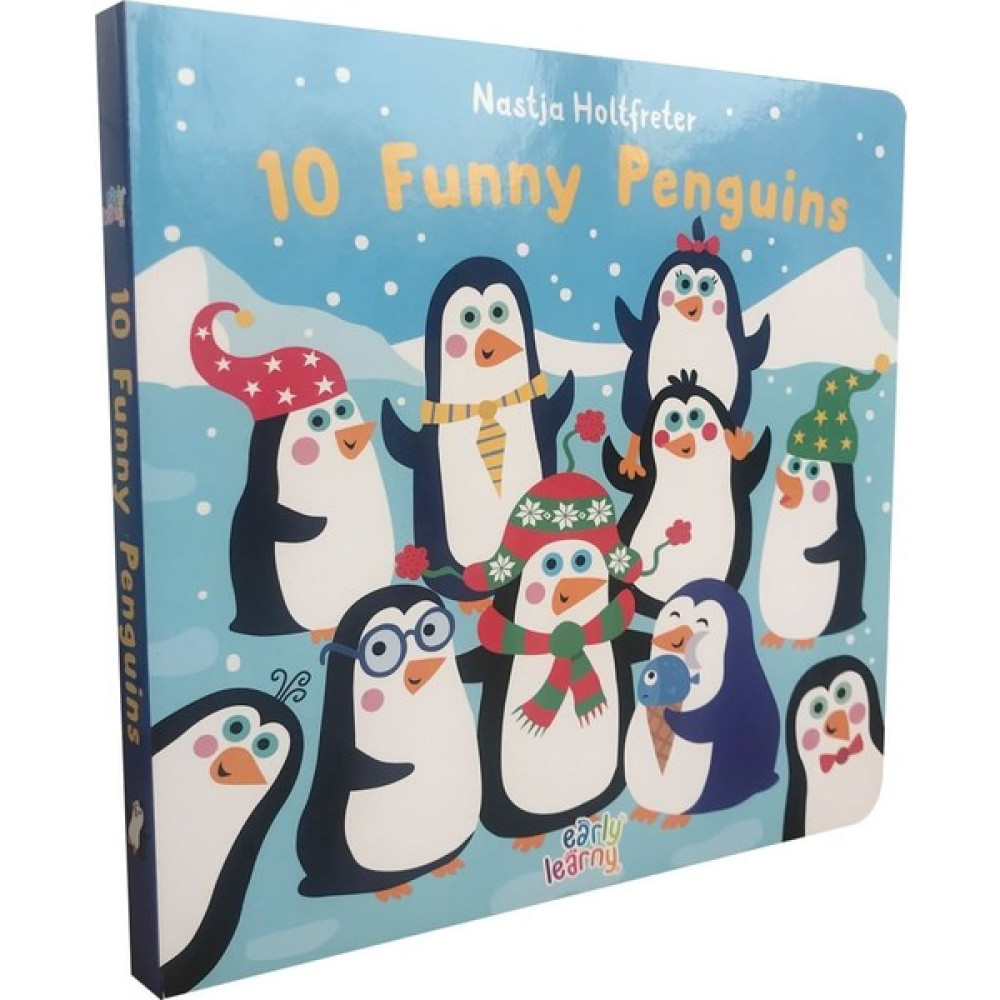 EarlyLearny 10 Funny Penguins (Ciltli) Okul Öncesi Eğitici & Öğretici Kitaplar Fiyatı