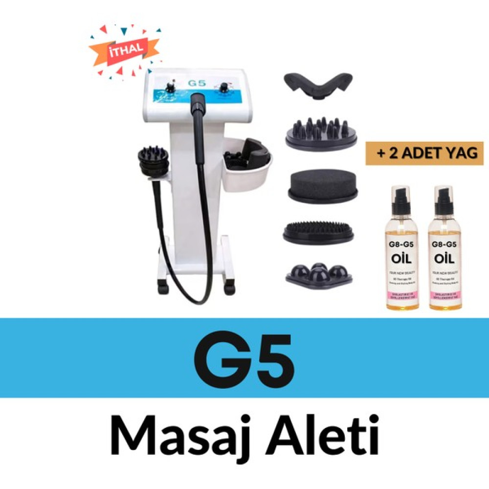 East Medikal Ithal G5 Masaj Yeni Model Bölgesel Zayflama ve Selülit Cihazı 1950 Devir + 2 Adet G5 Yağı Masaj Cihazları Fiyatı