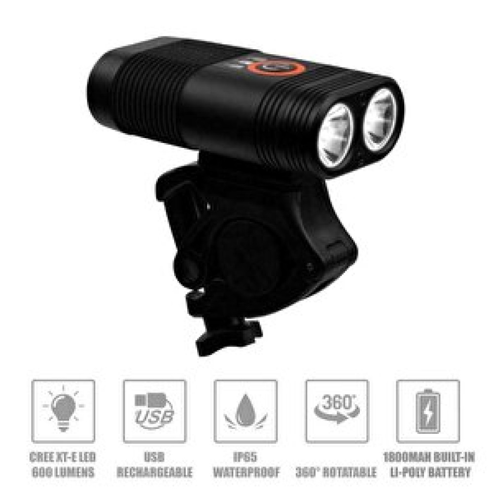 eastpower Briviga Ebl-3604 600 Lümen Usb Ön Bisiklet Far Bisiklet Aksesuarları Fiyatı