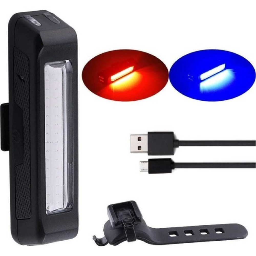 Eastpower/Brwiga EBL-035RB Arka Far 50 Lümen USB Şarjlı Kırmızı/Mavi Bisiklet Aksesuarları Fiyatı