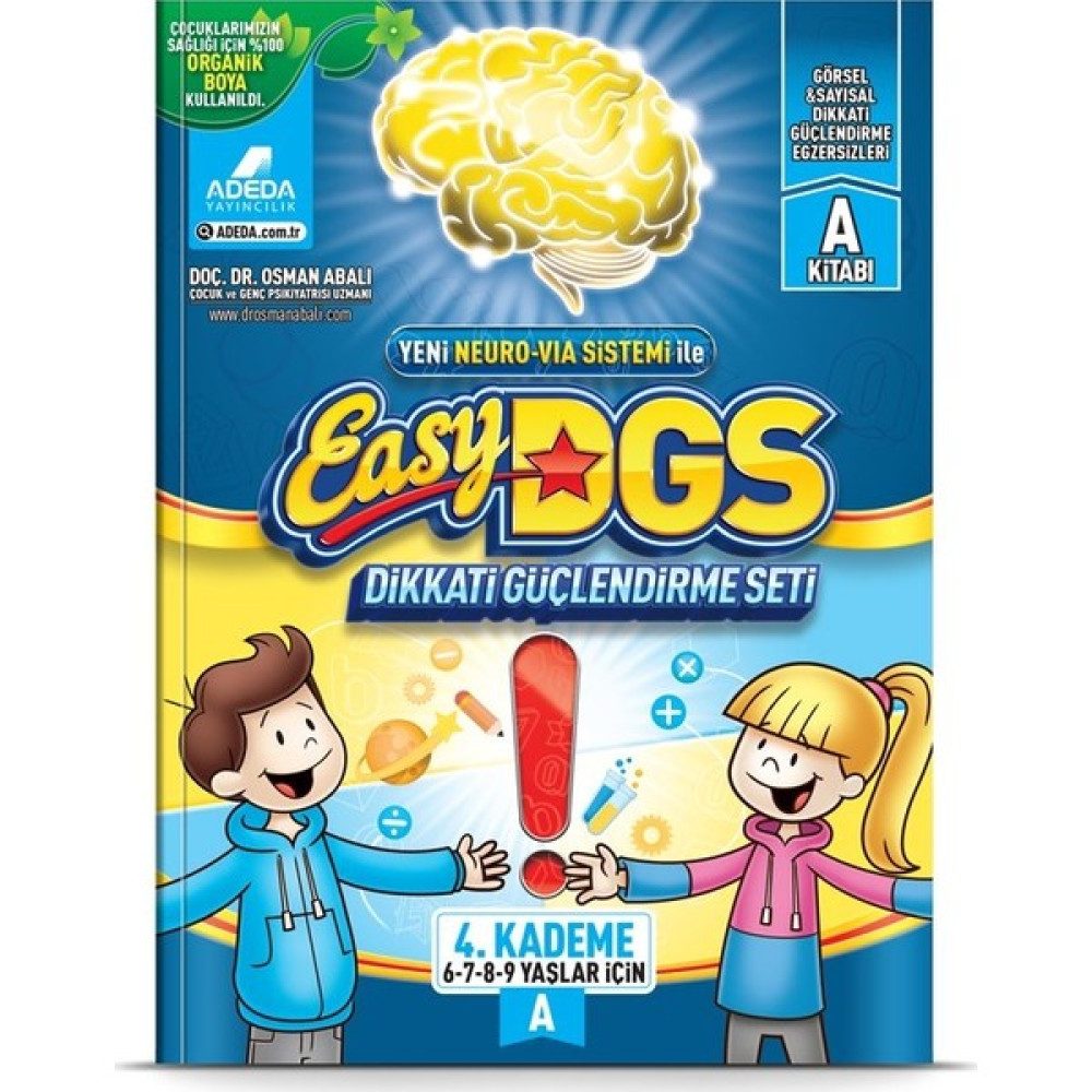 Easy Dikkati Güçlendirme Seti 6-9 Yaş A Kitapçığı - Osman Abalı Zihinsel Gelişim Kitapları Fiyatı