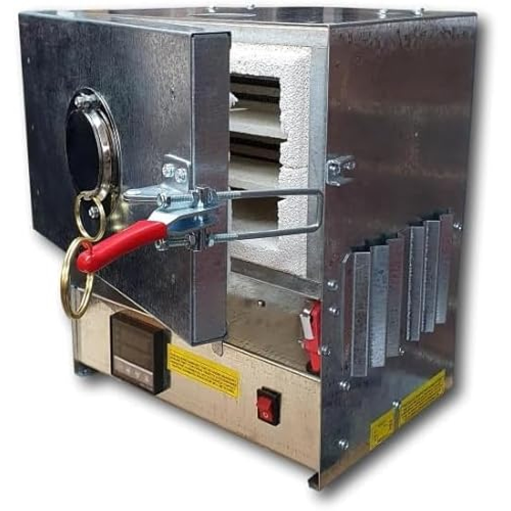 Easy to use P.I.D Controlled Compact Table-top Electric kiln with 2 Shelves and Quartz Window (1000C/1832F)