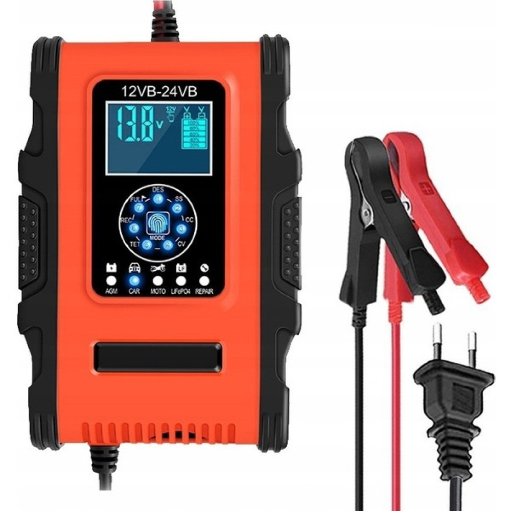Easy Trading Araba Doğrultucu LCD Araç Şarj Cihazı 12V/24V - Kırmızı (Yurt Dışından) Akü Şarj Edici Fiyatı