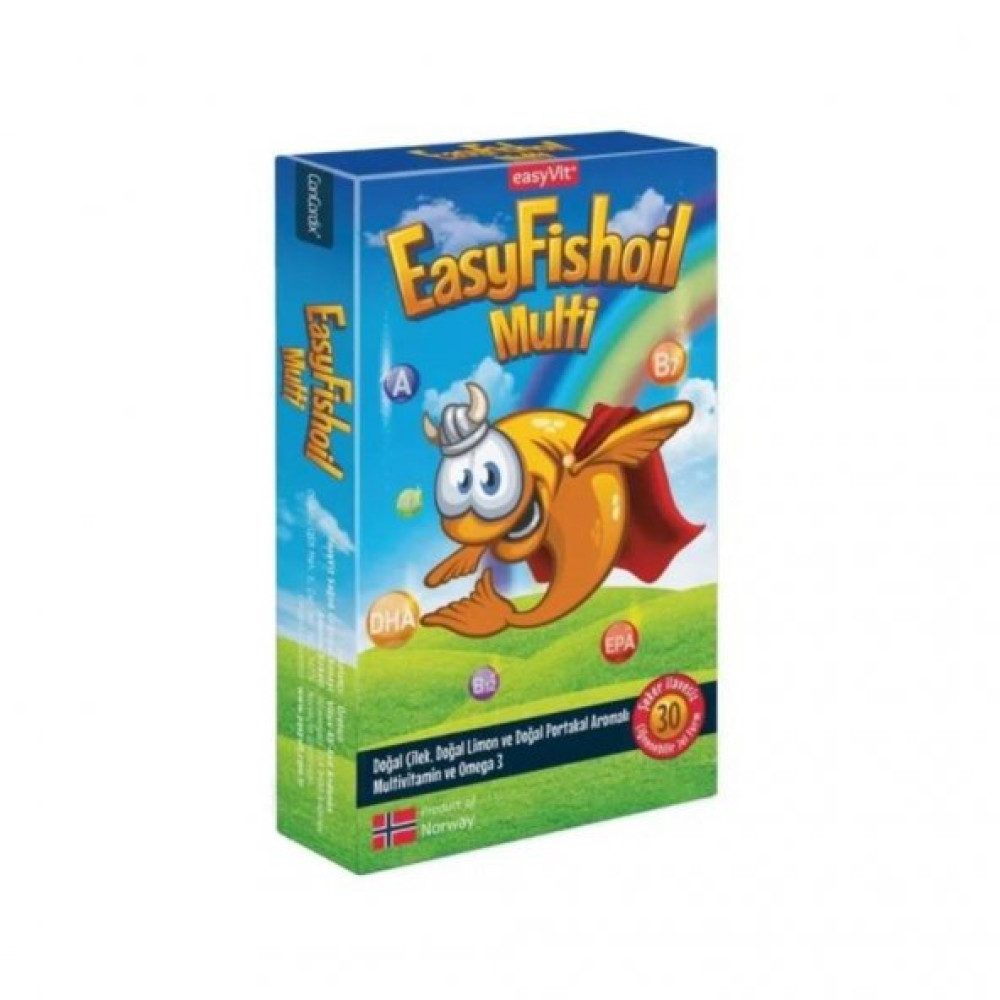 Easyfishoil Multi +Omega 3 30 Cignenebilir Jel Form Kişisel Bakım Gereçleri Fiyatı