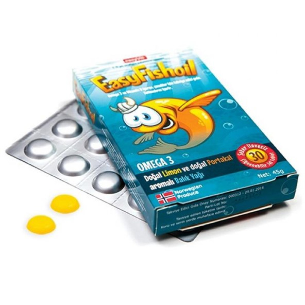 Easyfishoil Omega 3 Cocuk Cignenebilir 30 Jel Tablet Kişisel Bakım Gereçleri Fiyatı