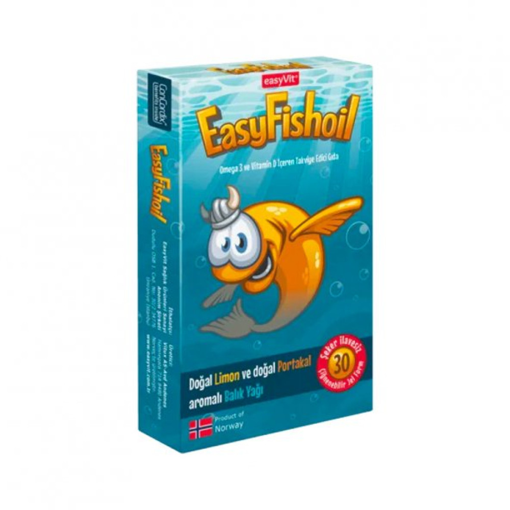 Easyfishoil Omega 3 Ve Vitamin D Iceren Takviye Edici Gida 45 Gr Kişisel Bakım Gereçleri Fiyatı