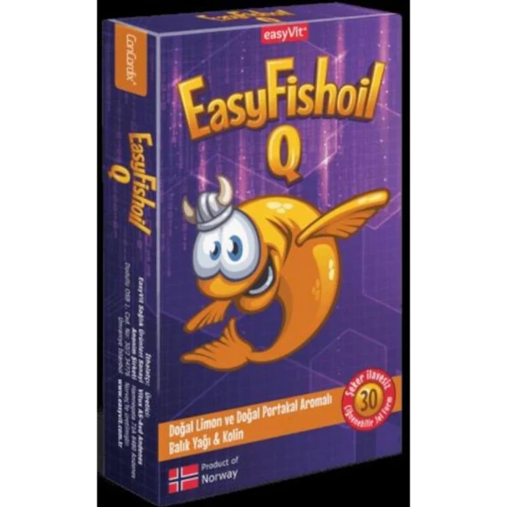 Easyfishoil Q Kids Cignenebilir 30 Jel Tablet - Dha Iceren Takvi Kişisel Bakım Gereçleri Fiyatı