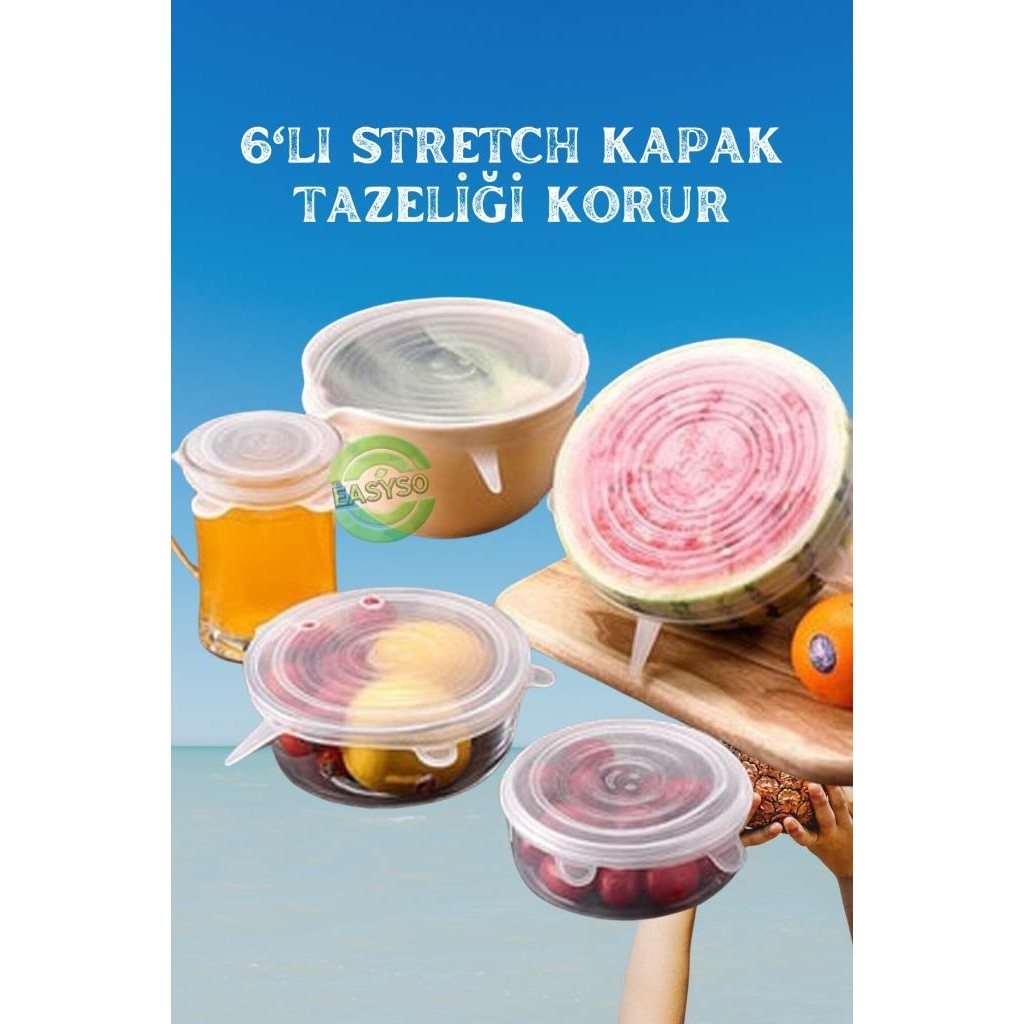 Easyso Silikon 6'lı Streç Kapak - 1 Adet Diğer Fiyatı