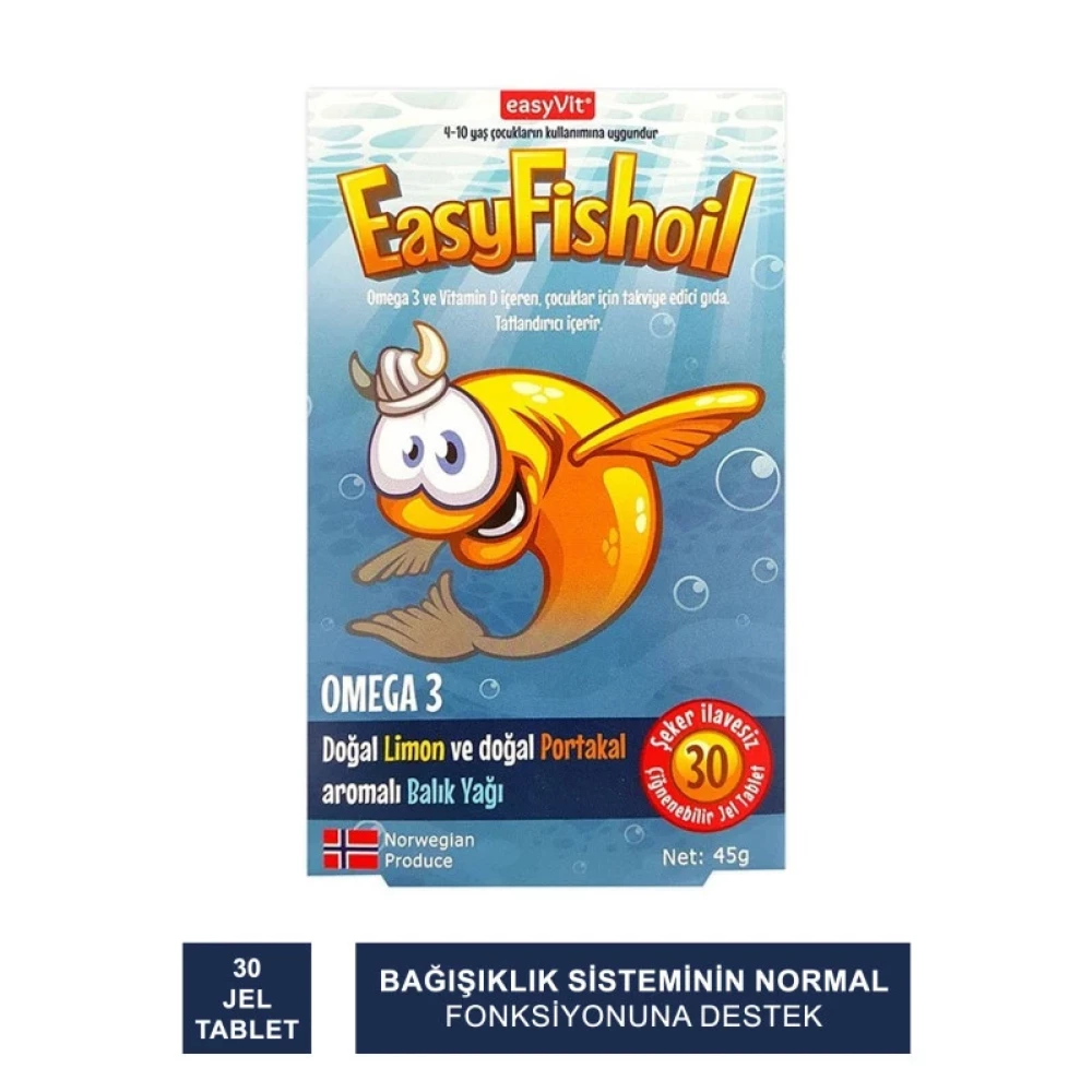 Easyvit Easyfish Oil Omega 3 Cocuk Cignenebilir 30 Jel Tablet Kişisel Bakım Gereçleri Fiyatı