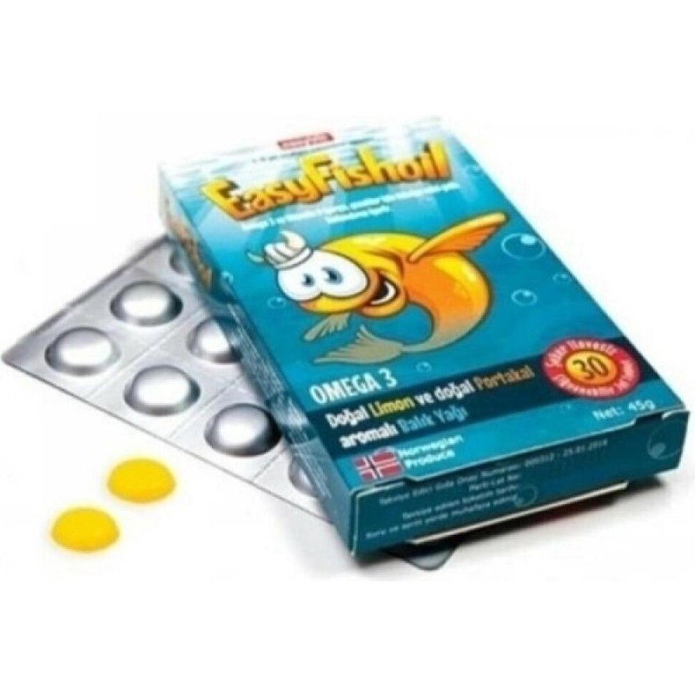 Easyvit Easyfishoil Çiğnenebilir Jel Form 30 Adet - 1 Amino Asit Fiyatı