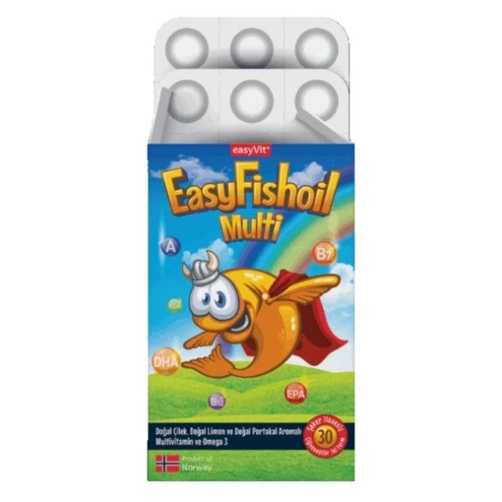 Easyvit Multi Omega 3 Cocuk Cignenebilir 30 Tablet Kişisel Bakım Gereçleri Fiyatı