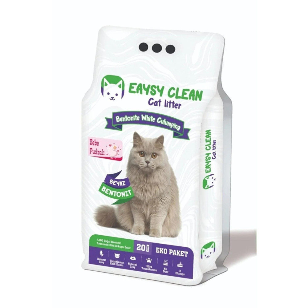 eaysclean Mükemmel Bebe Pudralı (İNCE TANELİ) Kedi Kumu 20 L Evcil Hayvan Ürünleri Fiyatı