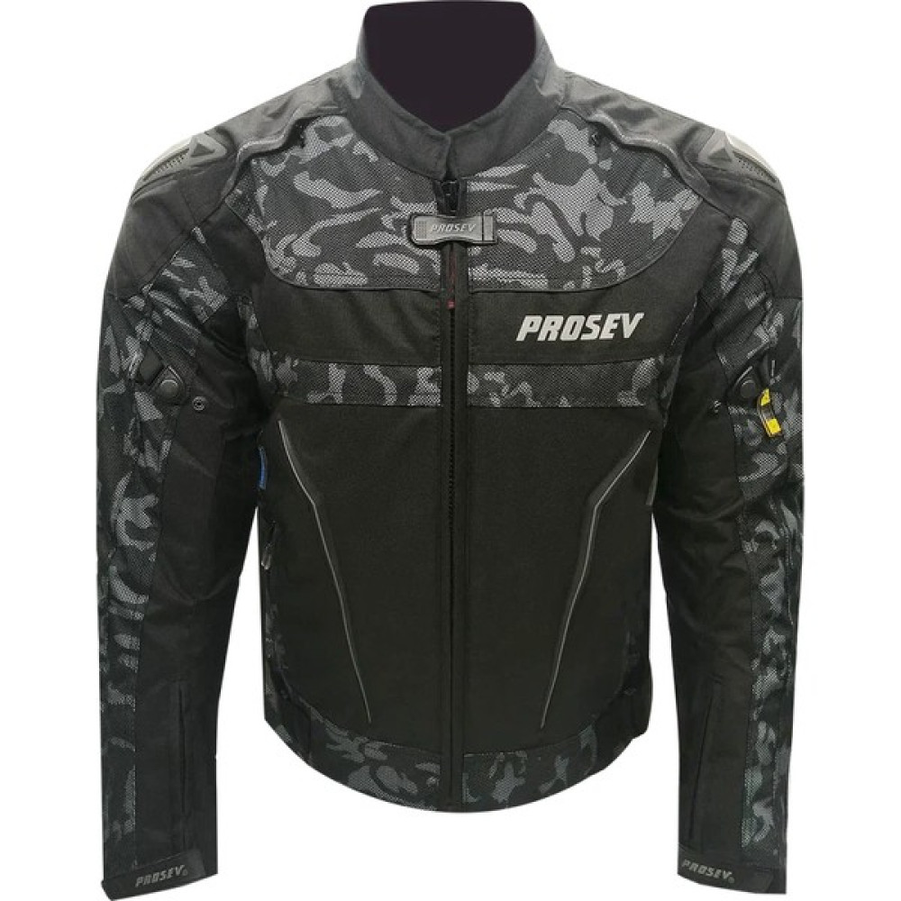 Ebakbak Motosiklet Montu Ce Onaylı Reflektörlü 4 Mevsim Maxdura Kumaş Hörgüçlü Model Motor Mont Camo - 2XL Motorsiklet Montları Fiyatı