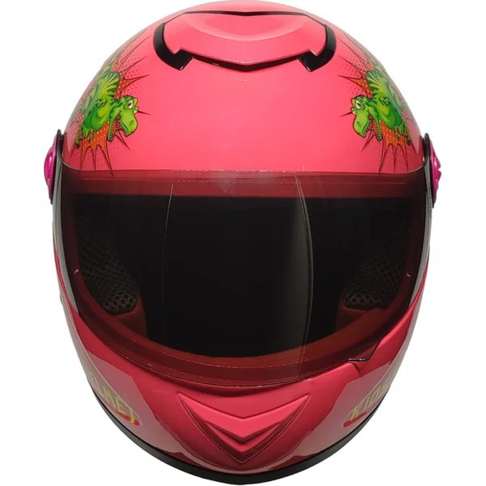 Ebakbak Motosiklet ve Bisiklet Çocuk Kaskı Full Face Pp Material Abs Çocuk Kask Dino Pembe Motorsiklet Kaskları Fiyatı