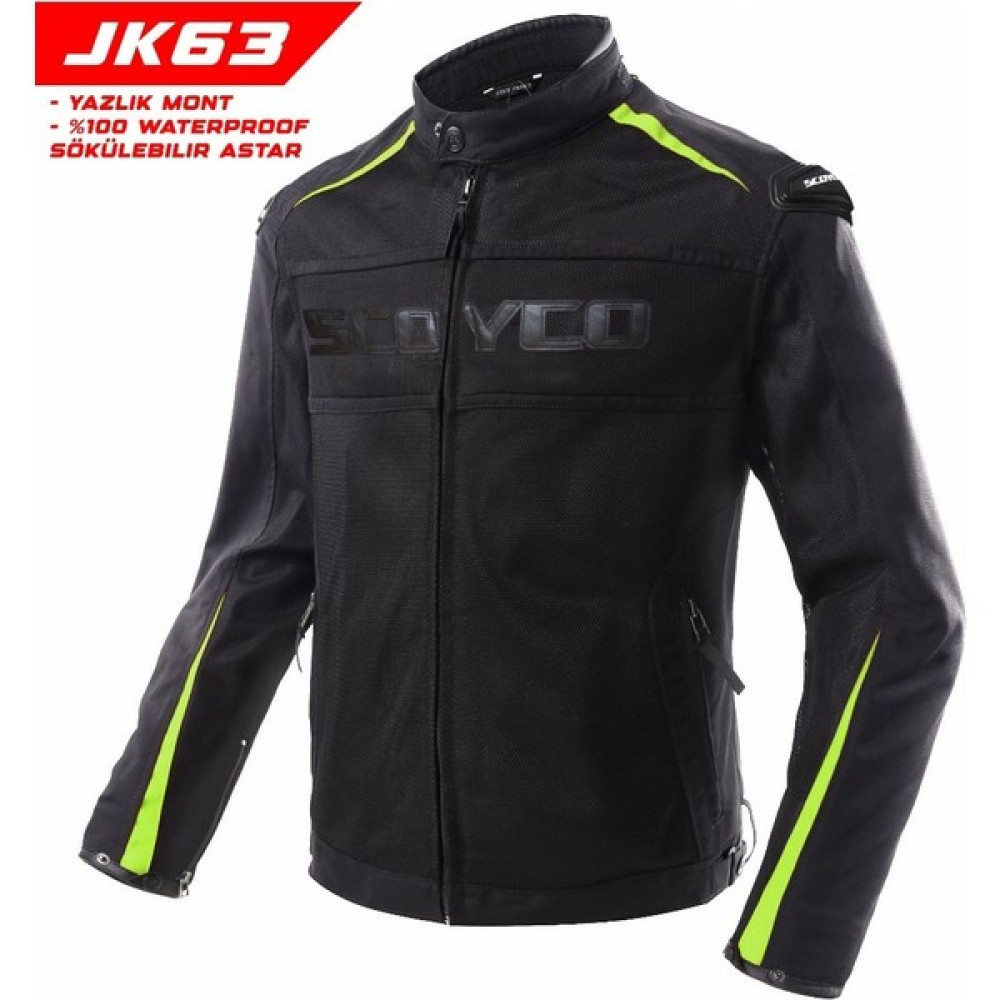 Ebakbak Motosiklet Yazlık File Mont Full Korumalı Maxdura 600-D Dayanıklı Kumaş File Motor Montu - S Motorsiklet Montları Fiyatı