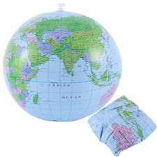 40cm Inflatable World Globe Earth Teaching Geography Map Beach Ball Kids Toy AU Map & Globe price