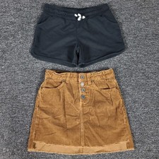Girls Clothing Lot 10 Indigo Rein Corduroy Skirt & Cat Jack Shorts Two Piece Set Girls' Clothing Set price