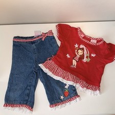 Strawberry Shortcake 2 piece set Girls 3T 2006 Girls' Clothing Set price