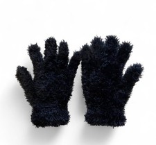 Women’s Black Knit Gloves Stretch Wrist One Size Winter Women's Gloves price