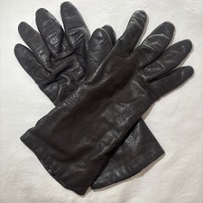 Vintage Women’s Brown Leather Gloves Small (A) Women's Gloves price