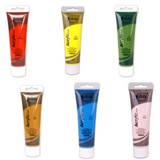 100ML Acrylic Paint Tube Student Paint Artist Quality Assorted Colours Art Paint Acrylic Paint price
