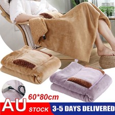 Large Electric Heated Throw Over Blanket USB Warm Washable Fleece Winter Warming Electric Blankets price
