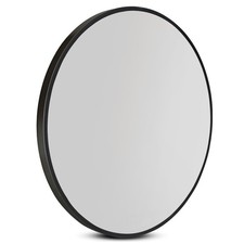 Embellir Wall Mirror Makeup 70cm Home Decor Framed Mirrors Bathroom Round Black Framed Mirror price