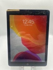 Apple iPad 5th Gen 32GB Wi-Fi Tablet Grey - Cracked Front Screen Tablet PC price