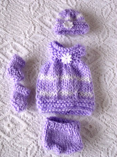 For Mini 4 1/2" - 5" Baby Born. Dress, Beanie, Panties and Booties. No Doll. Baby Panties price