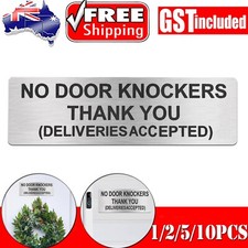 No Door Knockers Thank you Door Sign Engraved Letterbox Sign Self Adhesive Tape Letterbox price