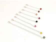 High Quality SILVER Necklace Bracelet CHAIN EXTENDER made with Swarovski Crystal Swarovski Bracelet price