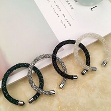Bling Glitter Sparkle Bangle Made with Swarovski Crystaldust Open Bracelet Swarovski Bracelet price