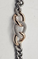 Swarovski Mixed-Metal Pave Chain-Link Bracelet Swarovski Bracelet price