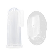 Baby Soft Silicone Finger Toothbrush Kid Gum Massage Brush Clean Teeth w/ Box Baby Gum Brush price