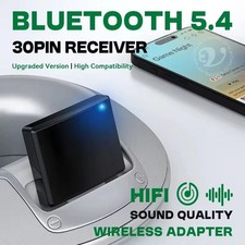 Bluetooth 5.4 Music Audio Adapter Receiver 30 Pin Dock Speaker for iPhone iPod Docking Speaker price