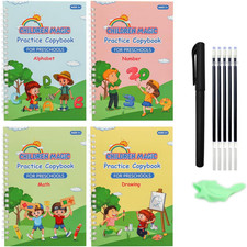 Grooved Handwriting Books for Kids Ages 3-8 Reusable Groove Practice Notebook... Handwriting Notebook price