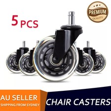 5X Rollerblade Office Desk Chair Wheel Replacement Rolling Caster Grip Ring3Inch Office Chair price