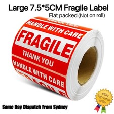 50PCS Large Fragile Stickers Label Handle With Care  50MM*75MM AUS FAST Shipping Label price