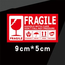 Fragile Handle With Care Sticker Adhesive Label Sticker Packing Packaging 9x5cm Label price