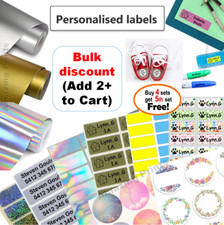 Vinyl Personalised Name Labels Pencil Stickers Childcare Kids Waterproof custom Label price