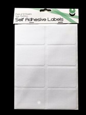 80 Self Adhesive Labels White Blank Stickers Label 75x50mm Label price