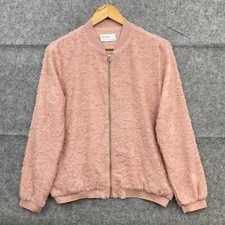 Decjuba Girls Jacket Size 16 Years Pink Pockets Full Zip 17915 Girls' Jacket price