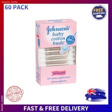 Gentle Baby Cotton Buds 60 Pack for Ear Eye Naval Cleansing Safe Soft Care Baby Cotton Swabs price