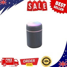 USB Car Air Purifier Diffuser Oil Humidifier Mist Led Night Light Home DARK GREY Air Purifiers - Humidifiers price