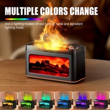 USB Ultrasonic Aroma Air Humidifier Flame Light Purifier Essential Oil Diffuser Air Purifiers - Humidifiers price
