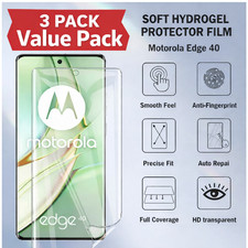 Mobile Phone Screen Protector x 3 Compatible Motorola Edge 40 Neo Flexible HD Mobile Phone Screen Protector price