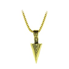 1/2 Pcs Jewelry Chain Punk Style Pendant Necklace Men Women Pendant AU Gold Necklace price